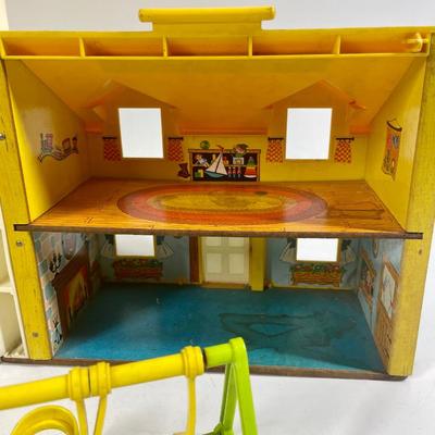 Vintage Pair of Fisher Price play Family Houses #952