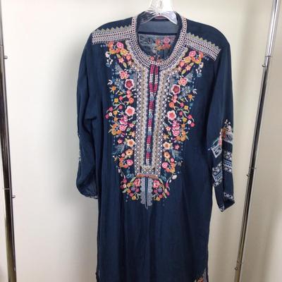 068 Johnny Was Tunic M