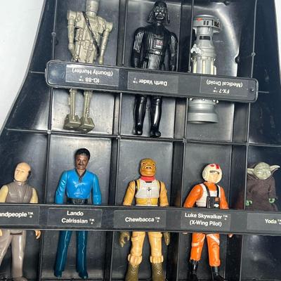 Vintage Star Wars The Empire Strikes Back Accessory Darth Vader Storage Chamber with Original Trilogy Character Action Figures