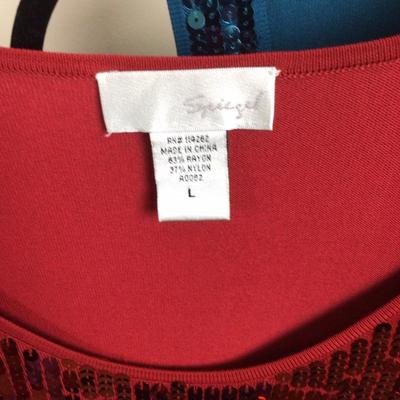081 Ladies Spiegel Lot Sequins Cape