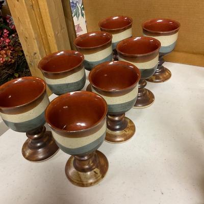 Ceramic Wine Goblets