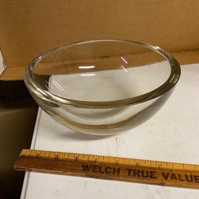 8â€ Clear Glass Half Globe, half Inch Thick
