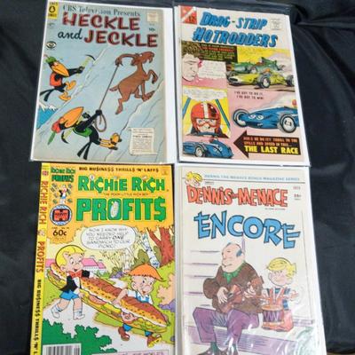4 VINTAGE COMIC BOOKS