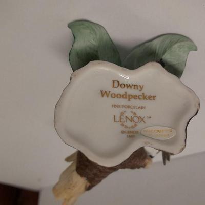 Lenox porcelain Collectible Bird figures and birds on wood