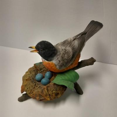 Lenox porcelain Collectible Bird figures and birds on wood