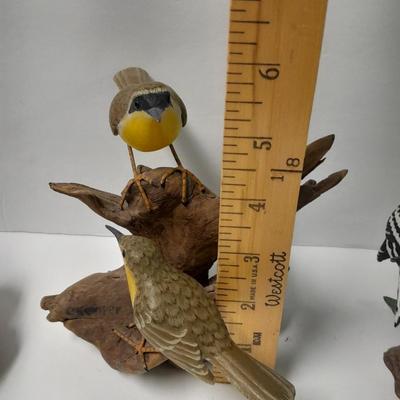 Lenox porcelain Collectible Bird figures and birds on wood