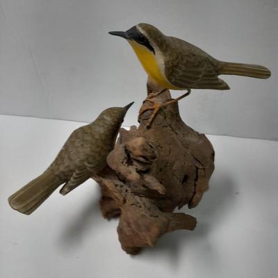 Lenox porcelain Collectible Bird figures and birds on wood