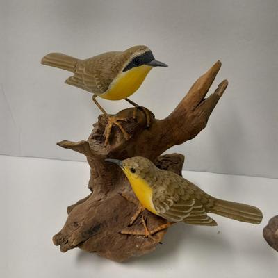 Lenox porcelain Collectible Bird figures and birds on wood