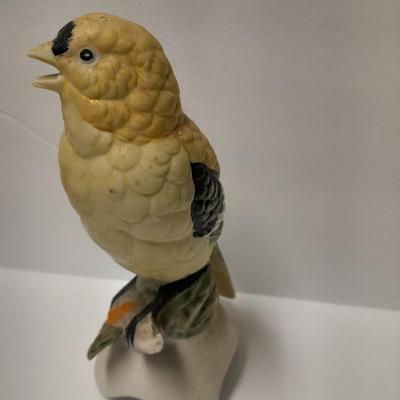 National Audubon Society bird Melody clock and Porcelain bird figures