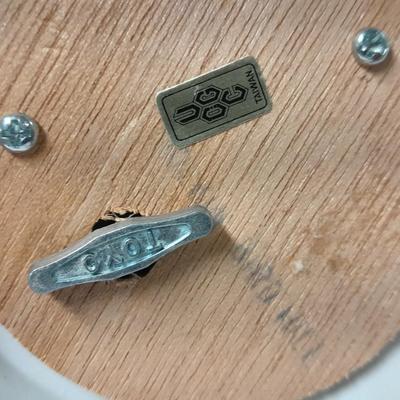 Two porcelain bird music boxes