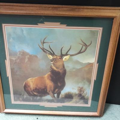 "Monarch of the Glen" Sir Edwin Landcaster Framed Elk picture