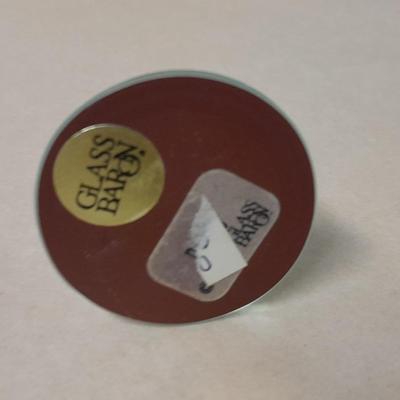 Blown glass art Cross, and Hummingbird with a Waltham Wall clock and ring box