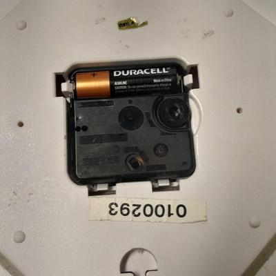 Blown glass art Cross, and Hummingbird with a Waltham Wall clock and ring box