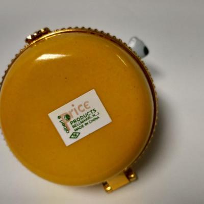 Blown glass art Cross, and Hummingbird with a Waltham Wall clock and ring box