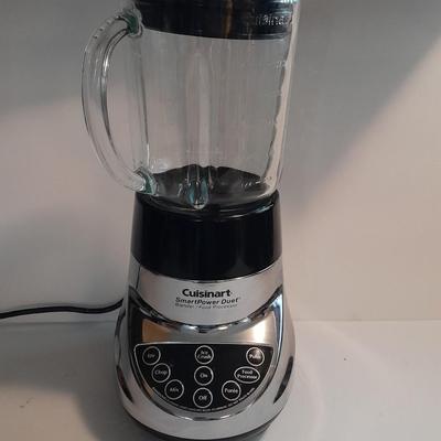 Cuisinart smart power duet chrome and black blender / food processor