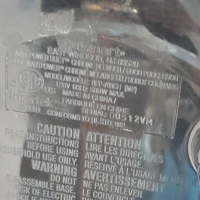 Cuisinart smart power duet chrome and black blender / food processor