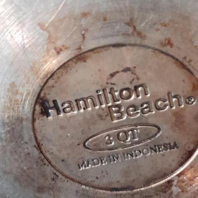 Three stainless steel Kitchen Pots with lids