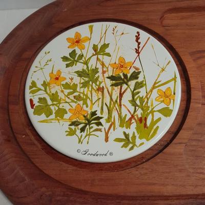 Goodwood Genuine teak Cheese board and more