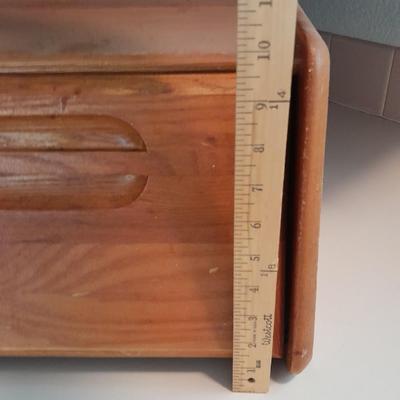 Wood Bread Box