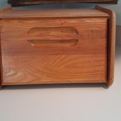 Wood Bread Box