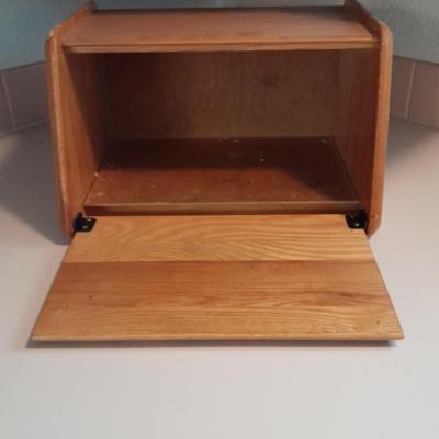 Wood Bread Box