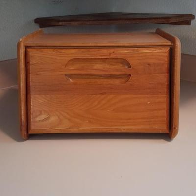 Wood Bread Box