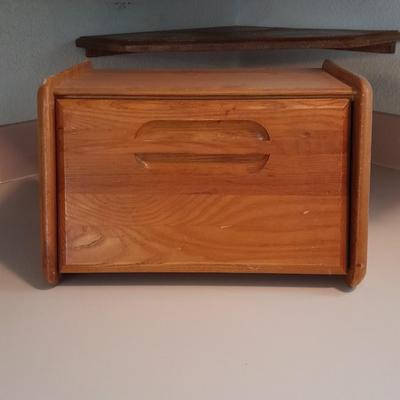 Wood Bread Box