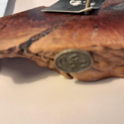 John Perry Studio Pink Flamingo Pellucida Resin Sculpture on Burlwood base