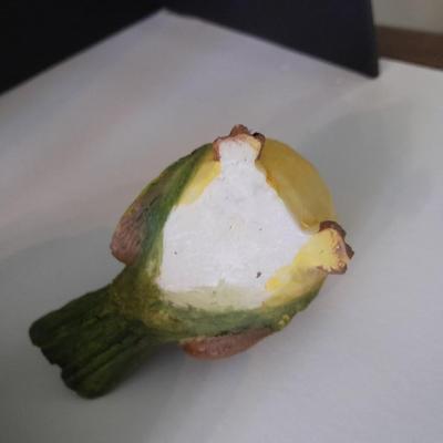 Three ceramic bird figures