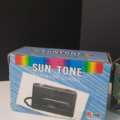 New Suntone panoramic camera, Suntone 4 in 1 emergency AM/FM Radio lantern and MAG-LITE