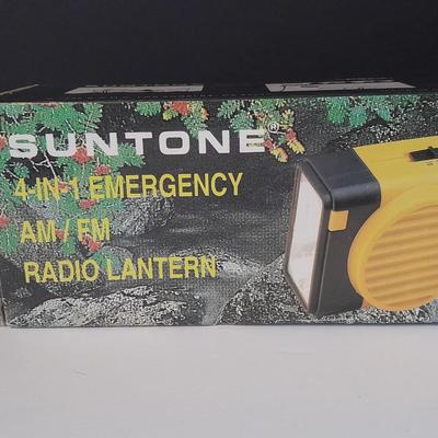 New Suntone panoramic camera, Suntone 4 in 1 emergency AM/FM Radio lantern and MAG-LITE