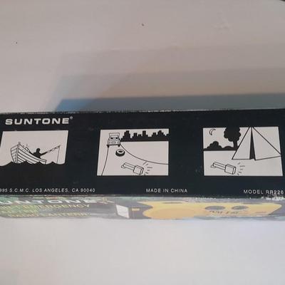 New Suntone panoramic camera, Suntone 4 in 1 emergency AM/FM Radio lantern and MAG-LITE