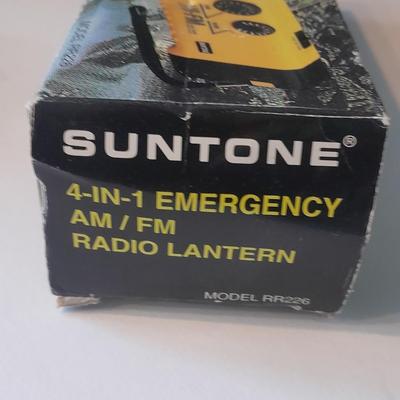 New Suntone panoramic camera, Suntone 4 in 1 emergency AM/FM Radio lantern and MAG-LITE