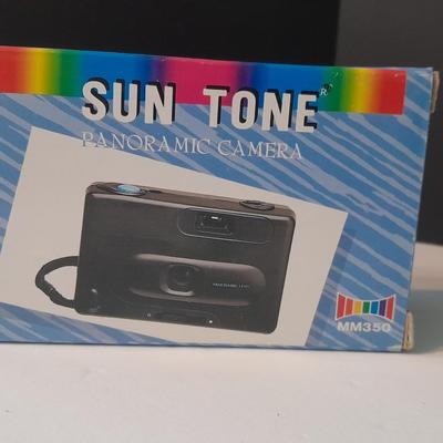 New Suntone panoramic camera, Suntone 4 in 1 emergency AM/FM Radio lantern and MAG-LITE