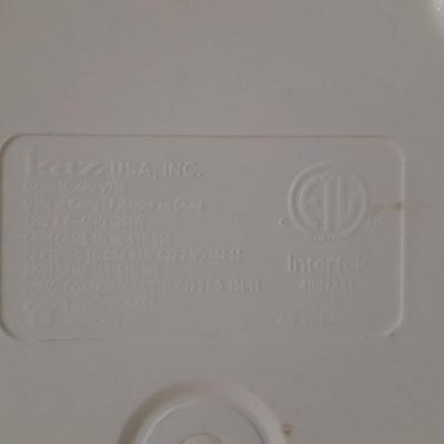 Vick's Humidifier, Glacier Bay shower head, and an electric heating pad