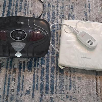 Homedics massager and electric heating pad