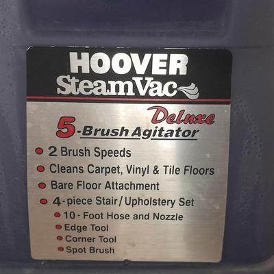 Hoover Steam Vac Deluxe / Carpet and Upholstery cleaner with attachments