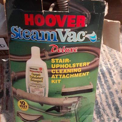 Hoover Steam Vac Deluxe / Carpet and Upholstery cleaner with attachments