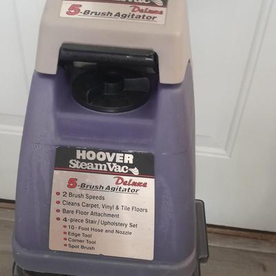 Hoover Steam Vac Deluxe / Carpet and Upholstery cleaner with attachments