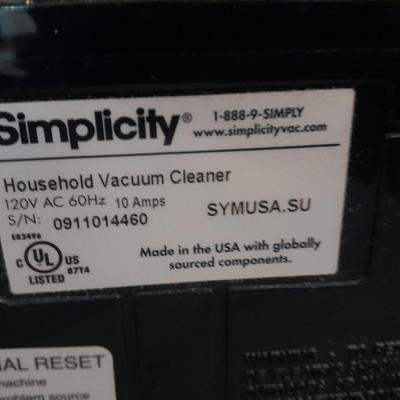 Simplicity Symmetry Household Vacuum cleaner with Extras!