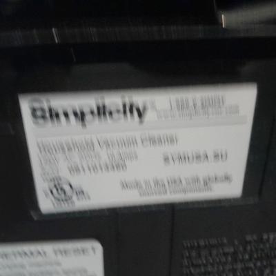 Simplicity Symmetry Household Vacuum cleaner with Extras!