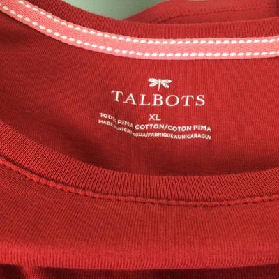 119 Talbots 3/4 Sleeve Shirts XL