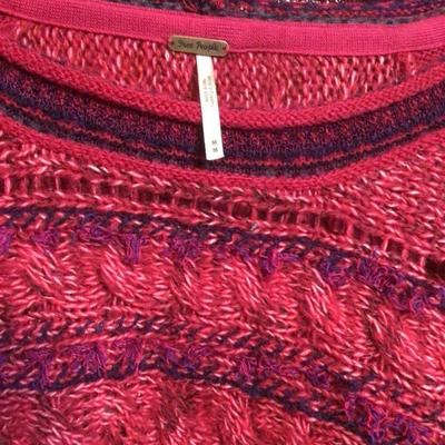 067 Free People Sweater & Vintage Blazer