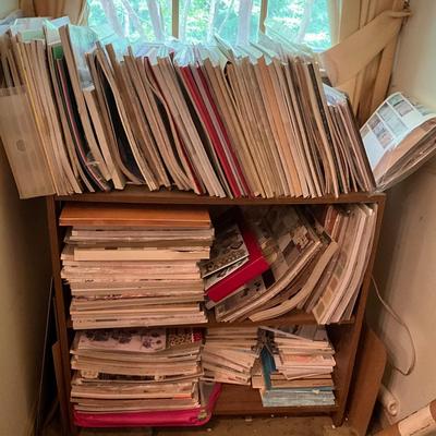 1205 Large Lot of Card Stock Craft Paper