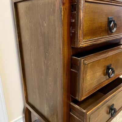 Solid Wood Occasional Cabinet ~ With Metal Accents