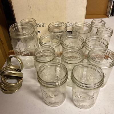 Canning Jars Mostly Ball And Wide Mouth With Rings