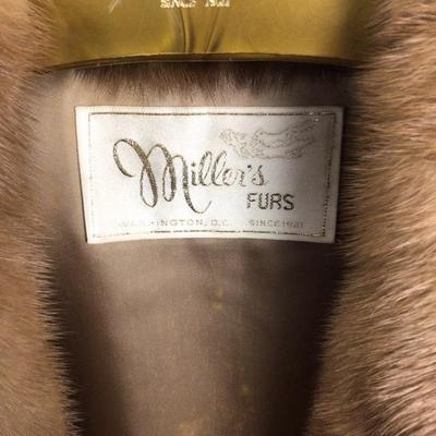 191 Vintage Millers Fur Coat & Faux Pieces