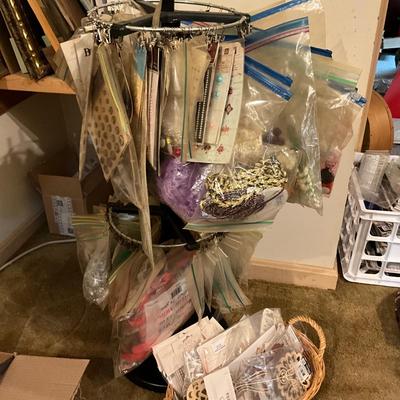 1207 Standing Carousel of Scrapbooking and Crafts Stick Ons