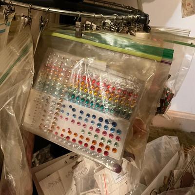 1207 Standing Carousel of Scrapbooking and Crafts Stick Ons