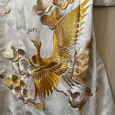 Vintage wedding kimono dress